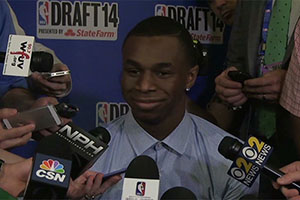 Andrew Wiggins NBA Draft Media Day