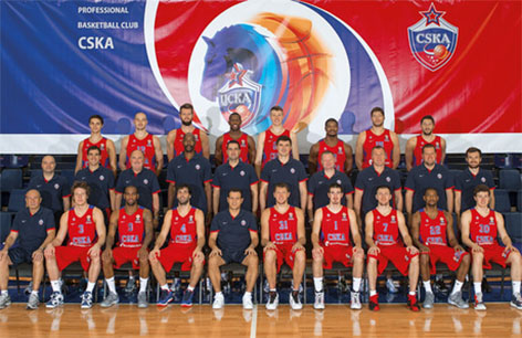 CSKA Moscow Team Photo 2015-2016