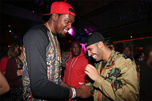 Drake and Kevin Durant