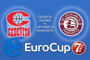 Bet on Cedevita Zagreb v Lietkabelis Panevezys - Eurocup Betting Tips