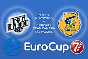 Bet on Nizhny Novgorod v Herbalife Gran Canaria Las Palmas - Eurocup Betting Tips