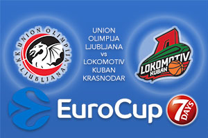 Bet on Union Olimpija Ljubljana v Lokomotiv Kuban Krasnodar - Eurocup Betting Tips