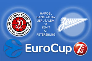 Hapoel Bank Yahav Jerusalem v Zenit St Petersburg