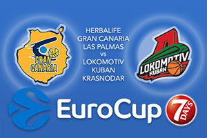 Herbalife Gran Canaria Las Palmas v Lokomotiv Kuban Krasnodar