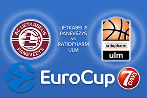 Lietkabelis Panevezys v ratiopharm Ulm