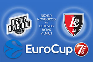 Nizhny Novgorod v Lietuvos Rytas Vilnius