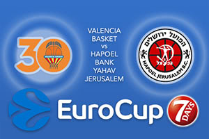 Valencia Basket v Hapoel Bank Yahav Jerusalem