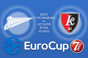 Zenit St Petersburg v Lietuvos Rytas Vilnius