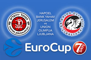 Hapoel Bank Yahav Jerusalem v Union Olimpija Ljubljana