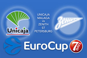 Unicaja Malaga v Zenit St Petersburg - Eurocup Betting Tips