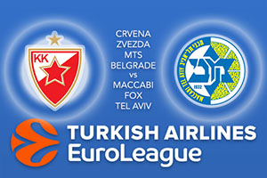 Crvena Zvezda mts Belgrade v Maccabi FOX Tel Aviv