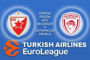 Crvena Zvezda mts Belgrade v Olympiacos Piraeus