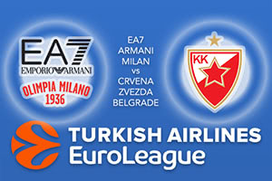 EA7 Emporio Armani Milan v Crvena Zvezda mts Belgrade