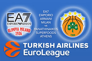 EA7 Emporio Armani Milan v Panathinaikos Superfoods Athens