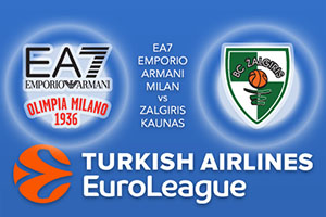 EA7 Emporio Armani Milan v Zalgiris Kaunas