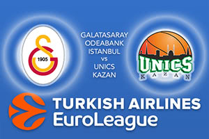 Galatasaray Odeabank Istanbul v Unics Kazan