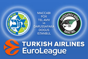 Maccabi FOX Tel Aviv v Darussafaka Dogus Istanbul