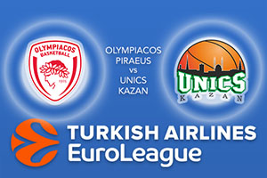 Olympiacos Piraeus v Unics Kazan