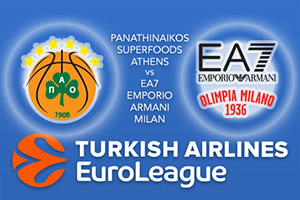 Panathinaikos Superfoods Athens v EA7 Emporio Armani Milan