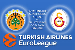 Panathinaikos Superfoods Athens v Galatasaray Odeabank Istanbul