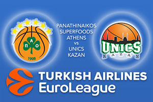 Panathinaikos Superfoods Athens v Unics Kazan