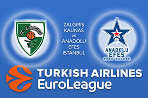 Zalgiris Kaunas v Anadolu Efes Istanbul