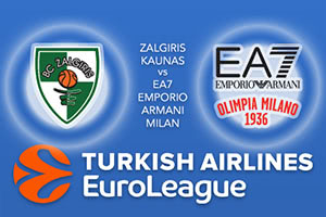 Zalgiris Kaunas v EA7 Emporio Armani Milan