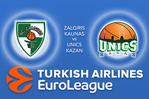 Zalgiris Kaunas v Unics Kazan