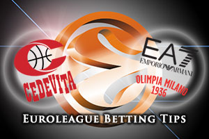 Cedevita Zagreb v EA7 Emporio Armani Milan Betting Tips