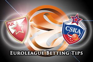 Crvena Zvezda Telekom Belgrade v CSKA Moscow Betting Tips