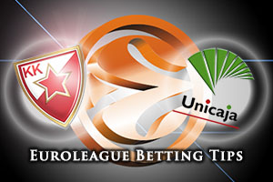 Crvena Zvezda Telekom Belgrade v Unicaja Malaga Betting Tips