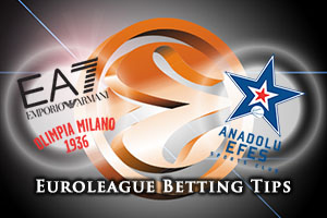 EA7 Emporio Armani Milan v Anadolu Efes Istanbul Betting Tips