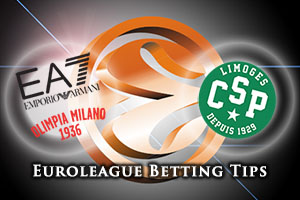 EA7 Emporio Armani Milan v Limoges CSP Betting Tips