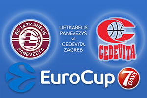 Lietkabelis Panevezys v Cedevita Zagreb