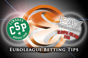 Limoges CSP v Emporio Armani Milan Betting Tips