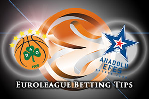 Panathinaikos Athens v Anadolu Efes Istanbul Betting Tips