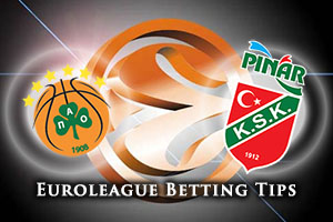 Panathinaikos Athens v Pinar Karsiyaka Izmir Betting Tips