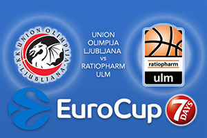 Union Olimpija Ljubljana v ratiopharm Ulm