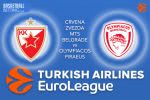 Crvena Zvezda mts Belgrade v Olympiacos Piraeus