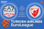 EA7 Emporio Armani Milan v Crvena Zvezda mts Belgrade