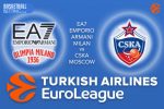 EA7 Emporio Armani Milan v CSKA Moscow