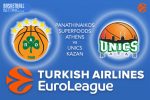 Panathinaikos Superfoods Athens v Unics Kazan