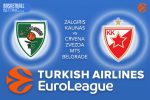 Zalgiris Kaunas v Crvena Zvezda mts Belgrade