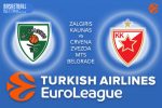 Zalgiris Kaunas v Crvena Zvezda mts Belgrade