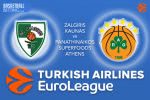 Zalgiris Kaunas v Panathinaikos Superfoods Athens