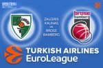 Zalgiris Kaunas v Brose Bamberg