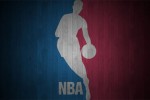 NBA Logo Hardwood Floor