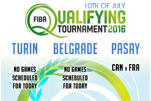 FIBA Qualifying Games - 10th of July 2016