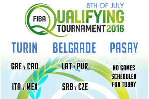 FIBA Qualifying Games - 8th of July 2016