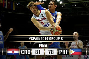 FIBA World Cup 2014 - Croatia vs Philippines